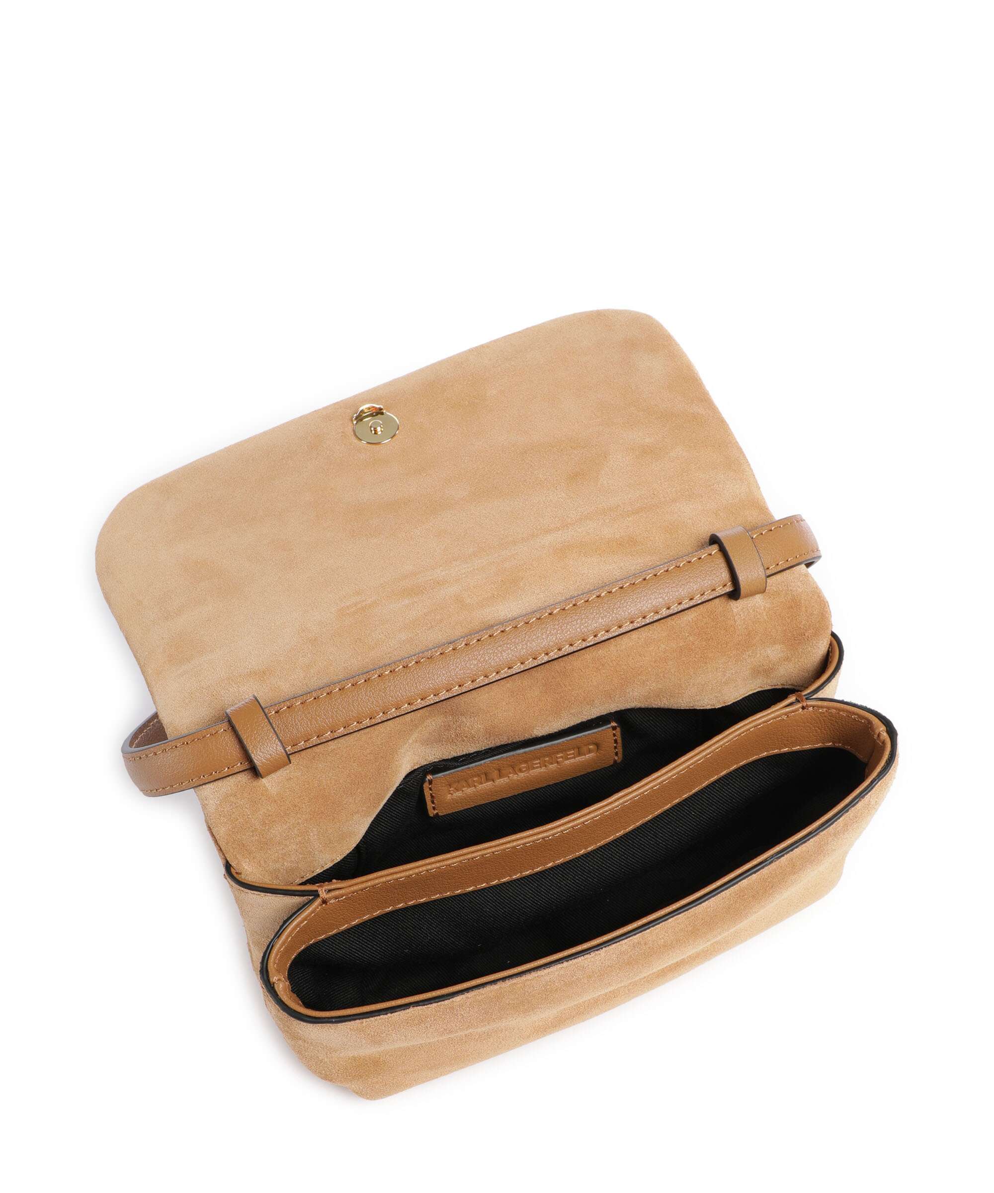 Karl Lagerfeld K/Signature 2.0 Soft Crossbody bag caramel