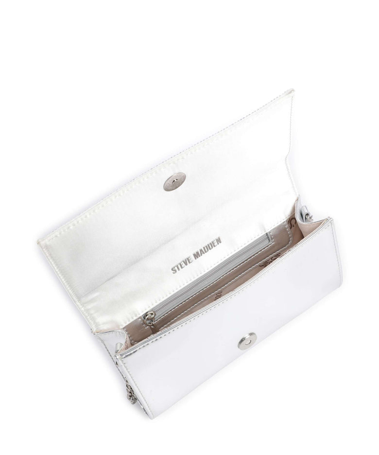 Steve Madden BFOREVER Crossbody bag silver pearl