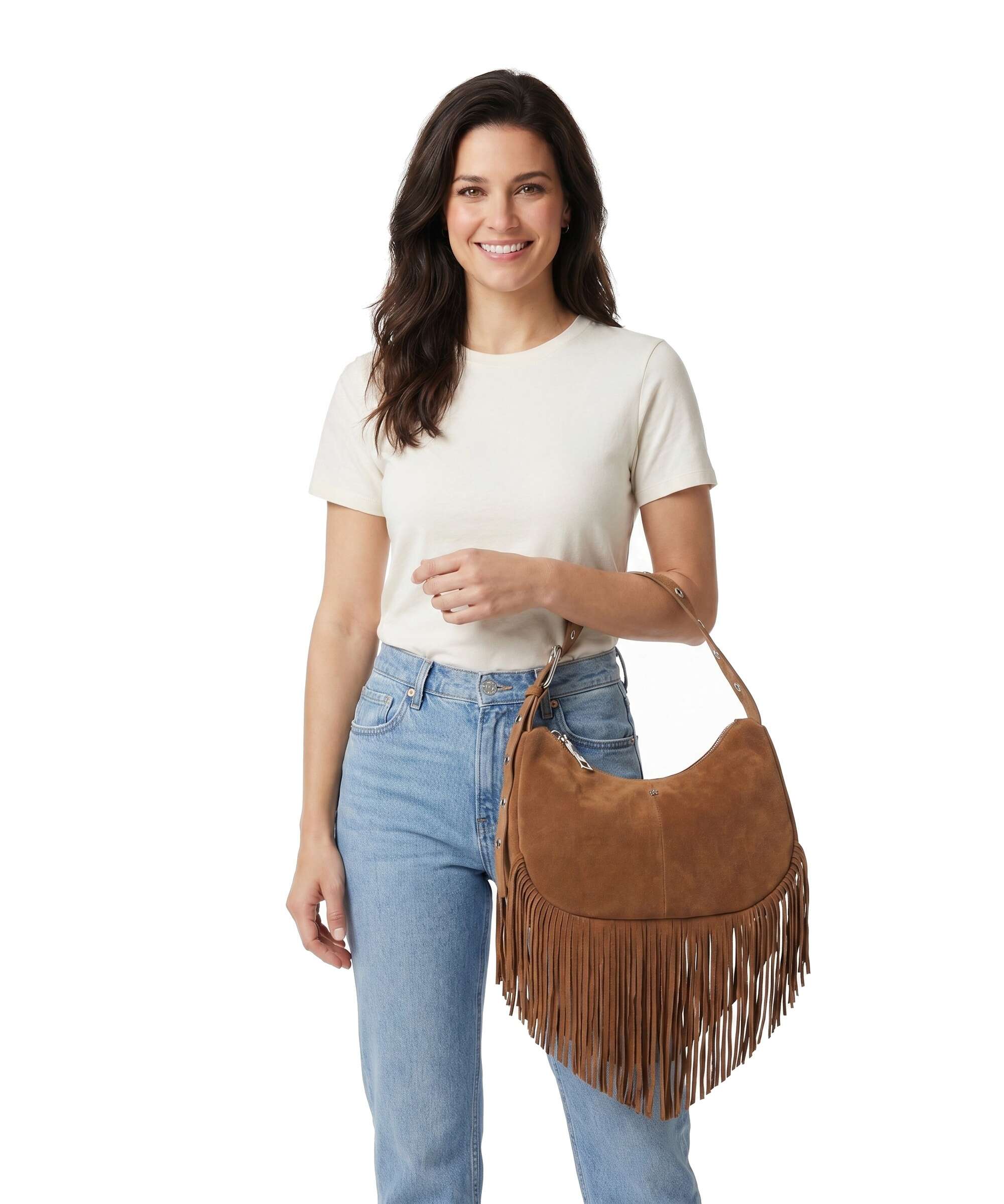 Steve Madden BBLAIZE Hobo bag brushed leather cognac - 13002525