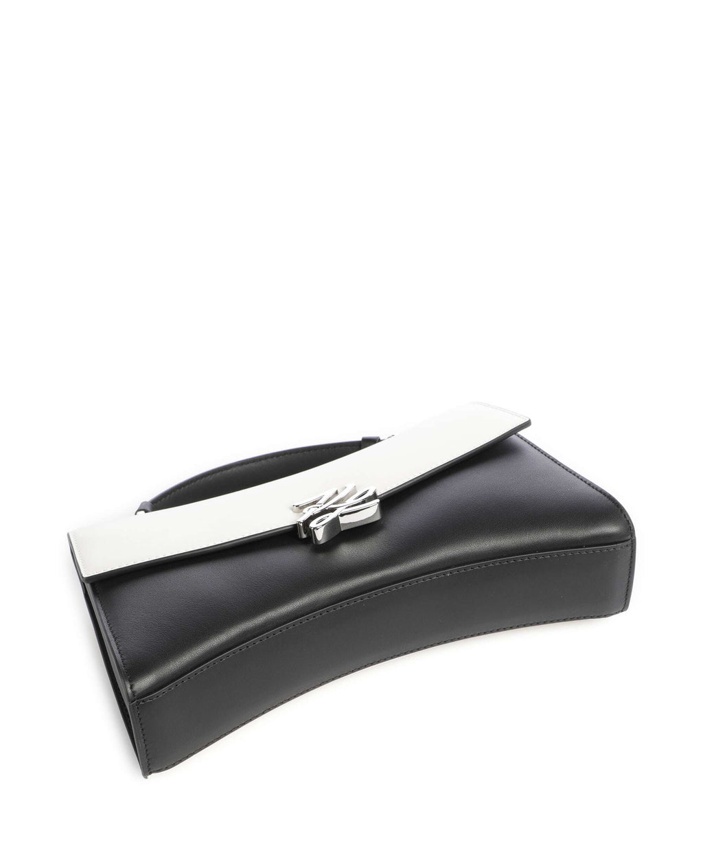 Karl Lagerfeld K/Autograph Twist Crossbody bag black/white