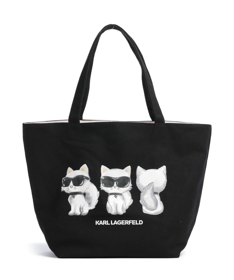 Karl Lagerfeld Ikon Choupette Tote bag black
