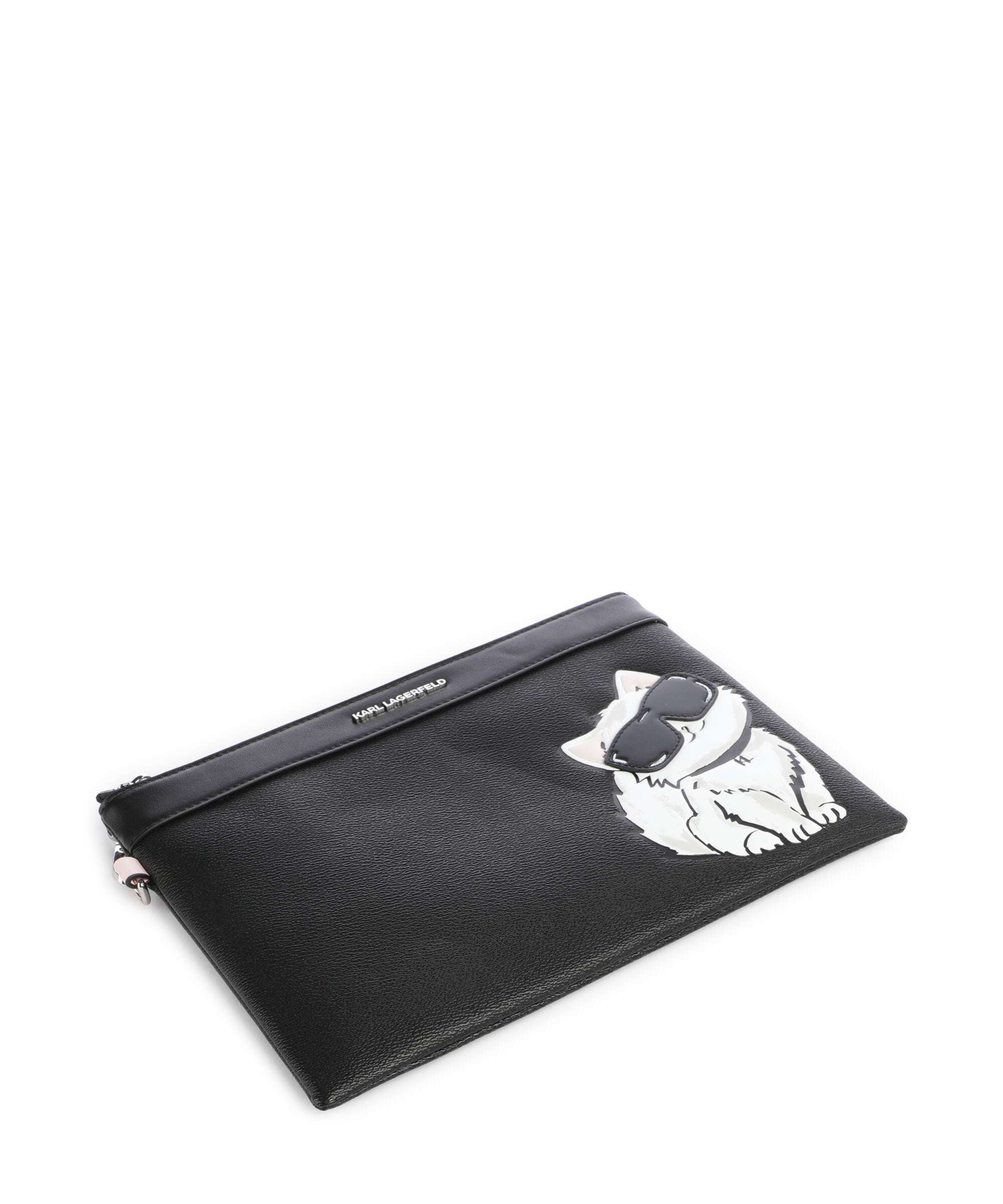 Karl Lagerfeld Ikon Choupette Wristlet black