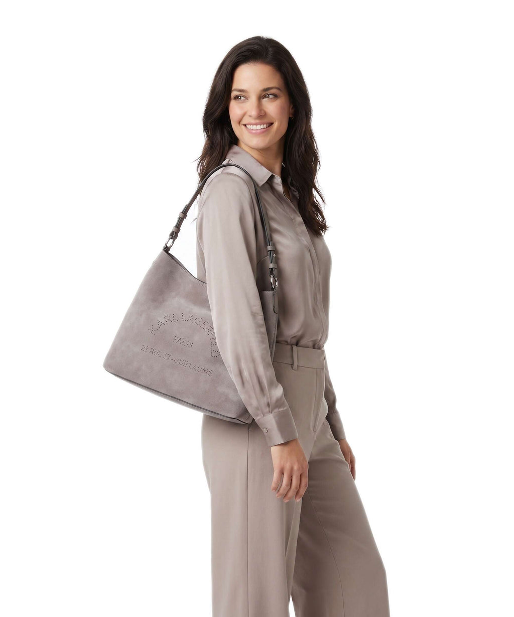 Karl Lagerfeld K/Daily Hobo bag ash grey