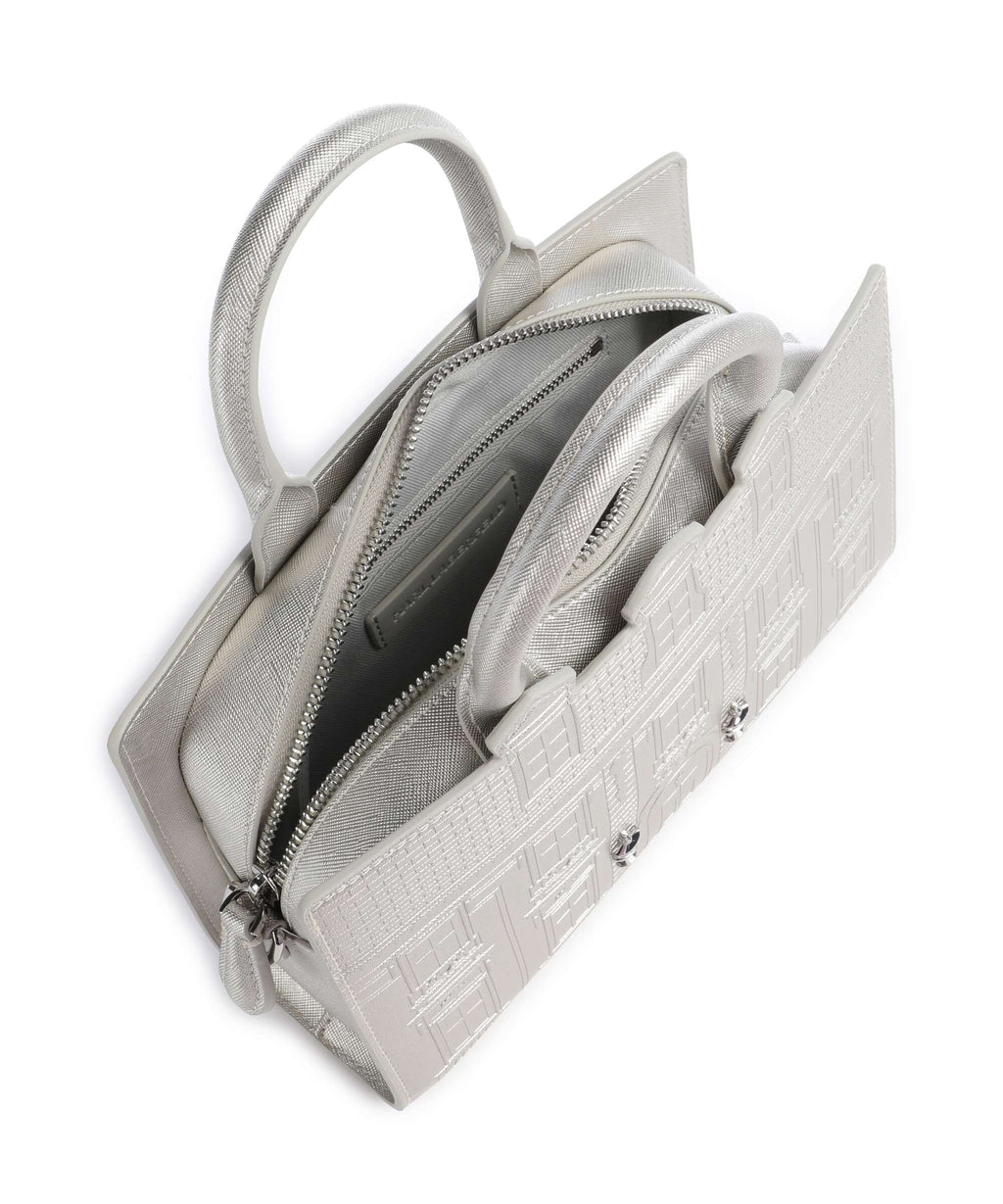 Karl Lagerfeld K/Rue St Guillaume Handbag silver