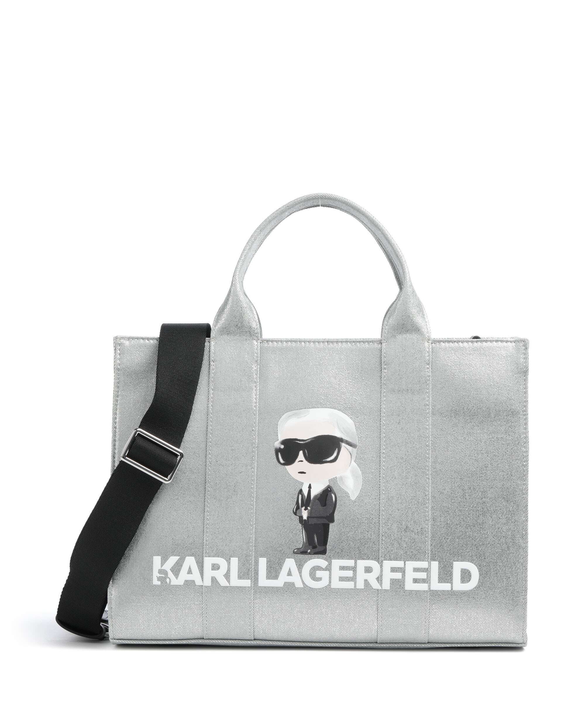 Karl Lagerfeld Ikon Karl Handbag silver