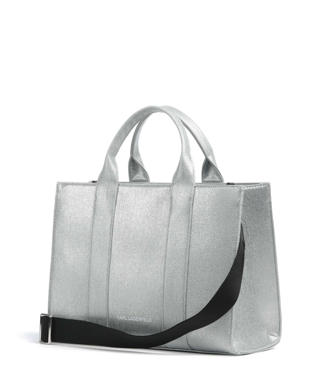 Karl Lagerfeld Ikon Karl Handbag silver