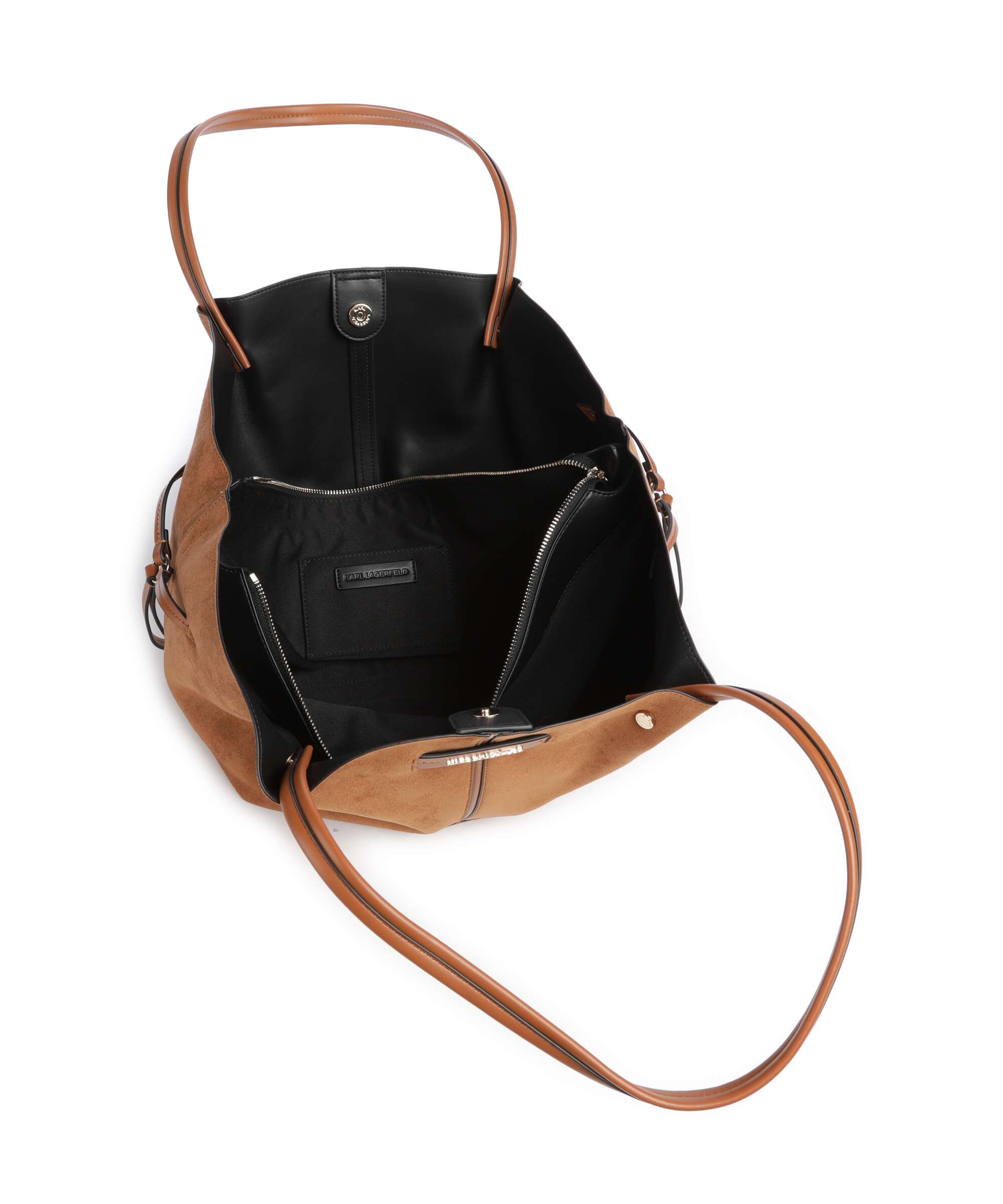 Karl Lagerfeld K/Pierced Medium Tote bag dark tan