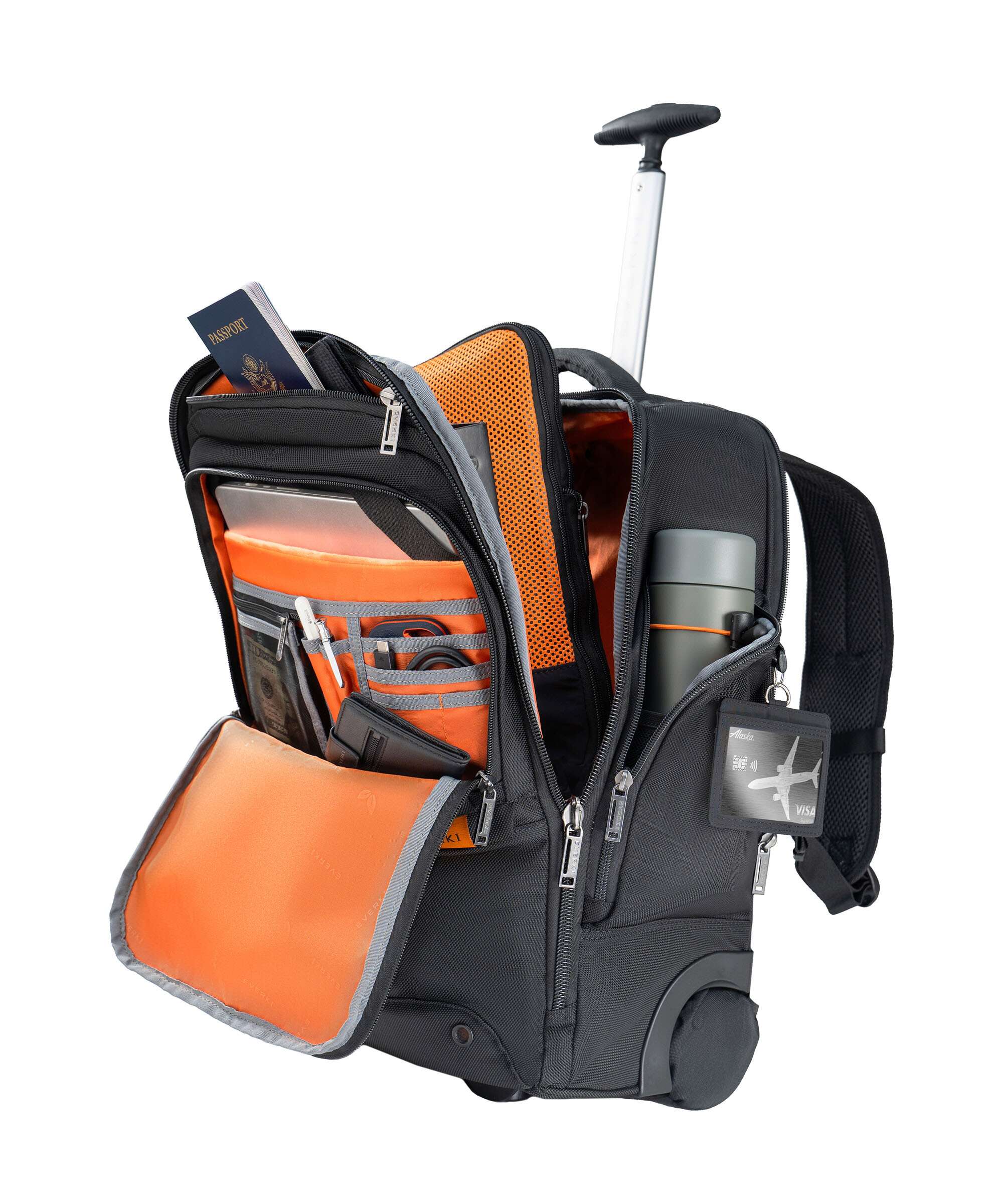 Everki Wheeled Backpack with wheels schwarz