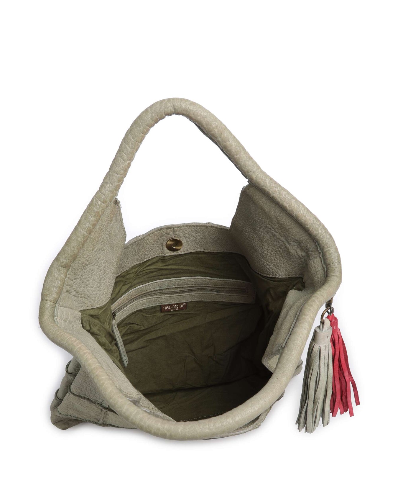 Taschendieb Wien Malvengasse 1 Tote bag green leaf