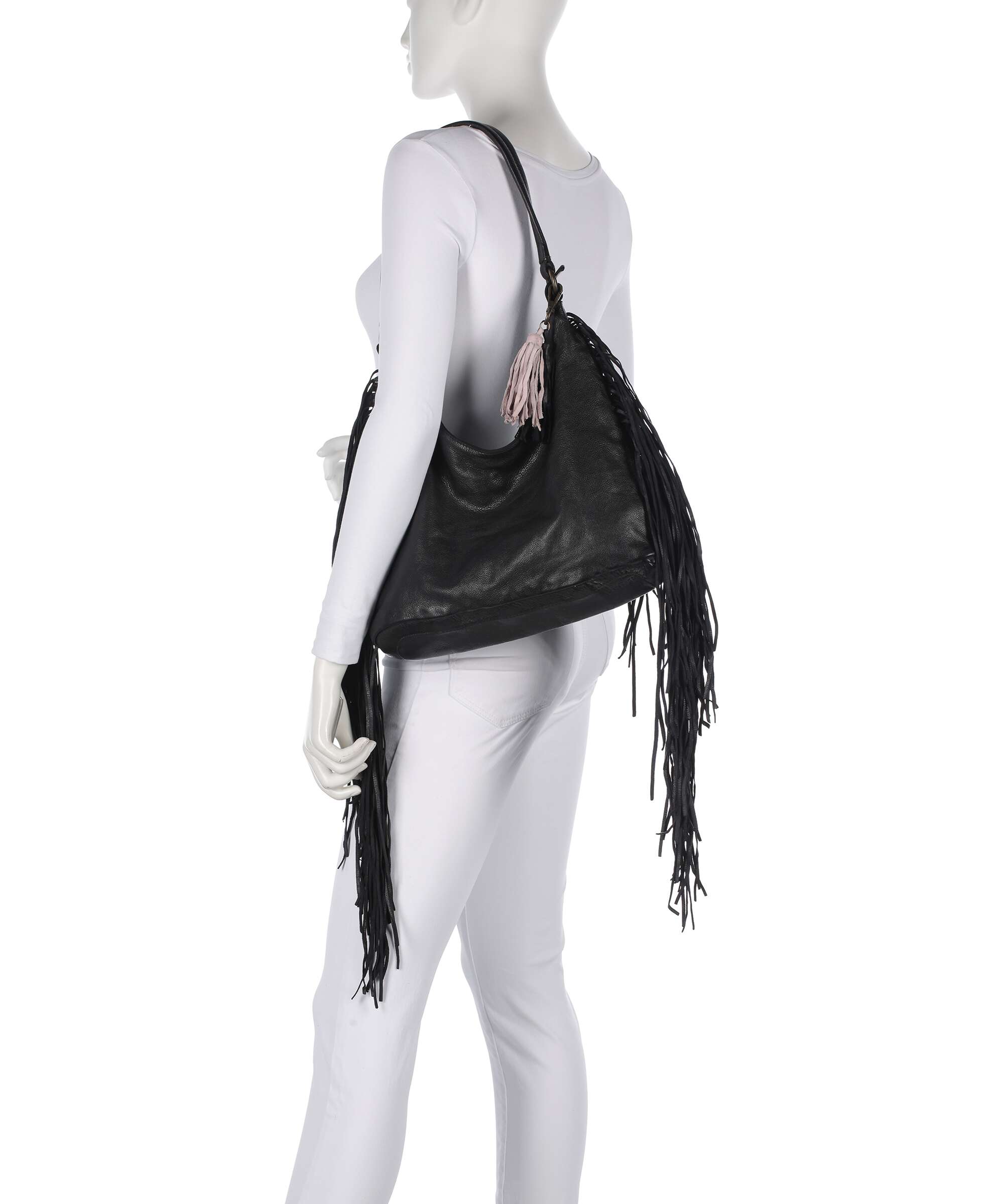 Taschendieb Wien Löwengasse 5x Hobo bag black bean